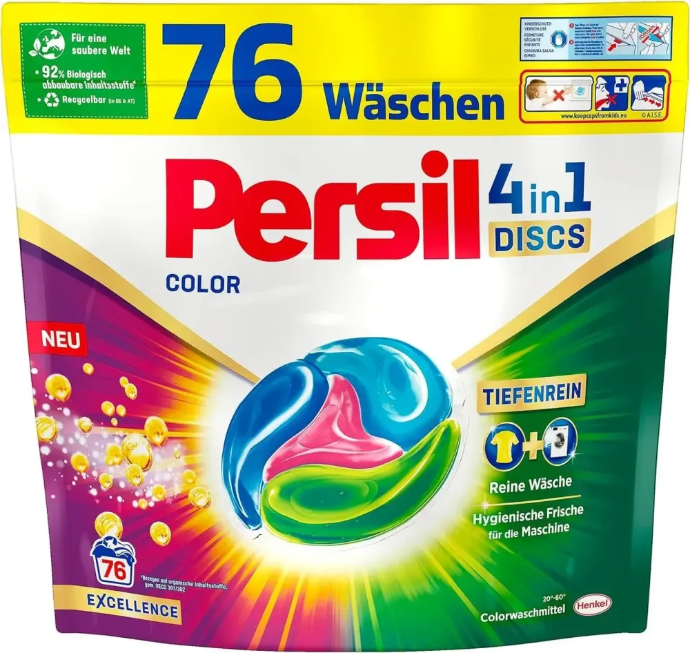 Persil 76 pods color Капсулы для стирки цветного белья Persil 4 в 1 Color 76 шт Львов - изображение 1