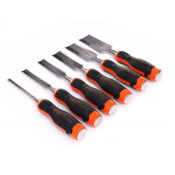 Набор столярных стамесов для резьбы по дереву 6 шт Kraft&Dele (KD11772) Нововолынск