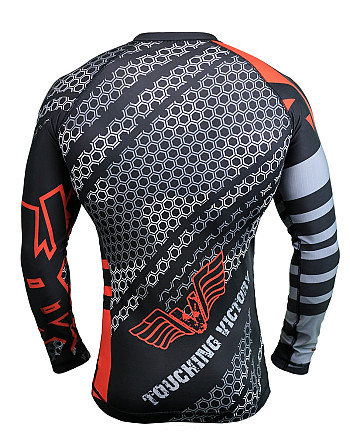 Рашгард з довгим рукавом VNK Contact Red XL Каменское - изображение 2