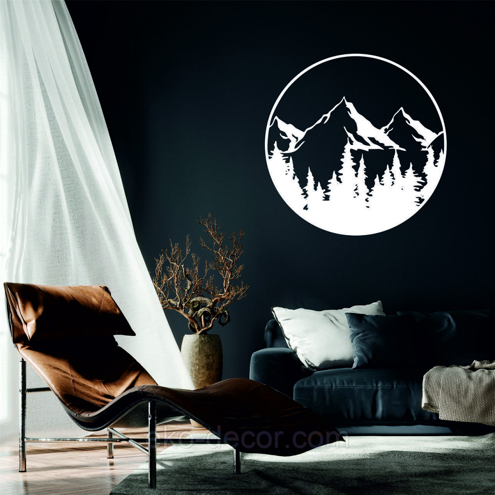 Декоративне настінне Панно «Гори», Декор на стіну Київ - фото 4