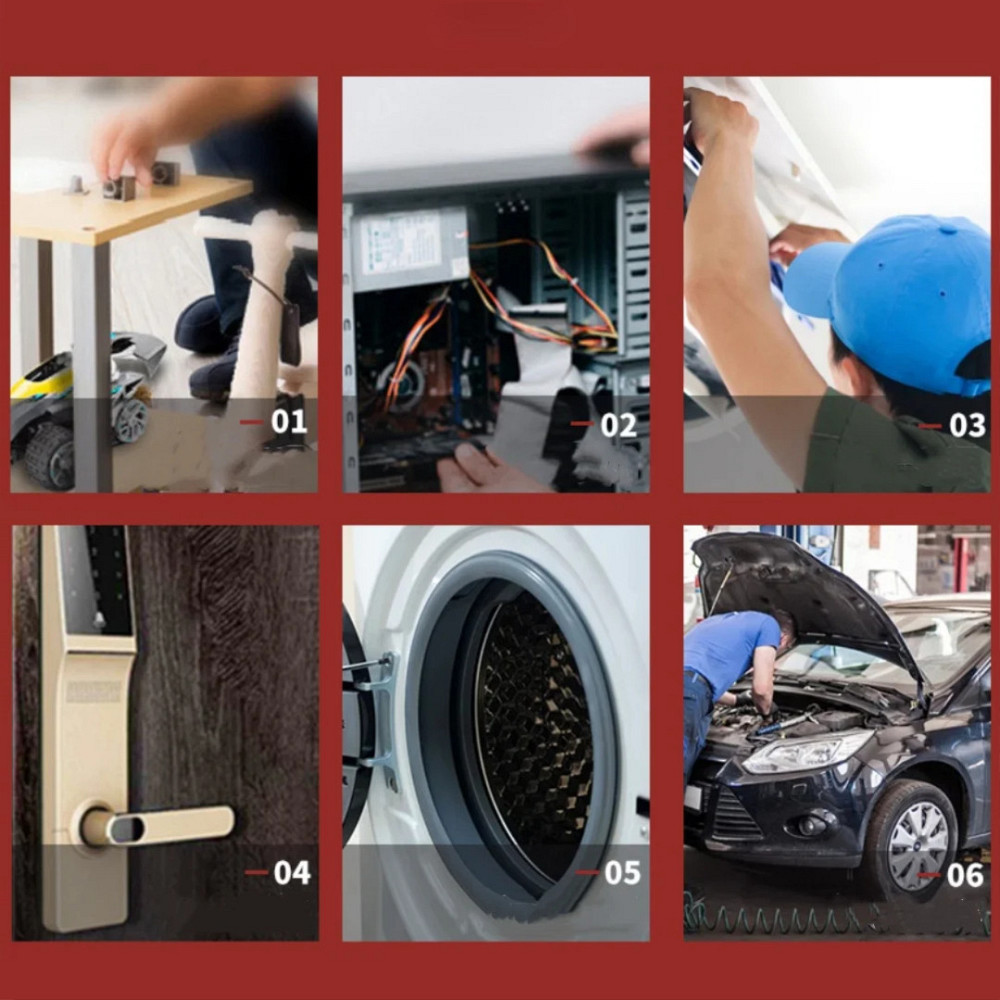 Набір діелектричних викруток у чохлі 7 шт,Червоний SBR Київ - фото 8