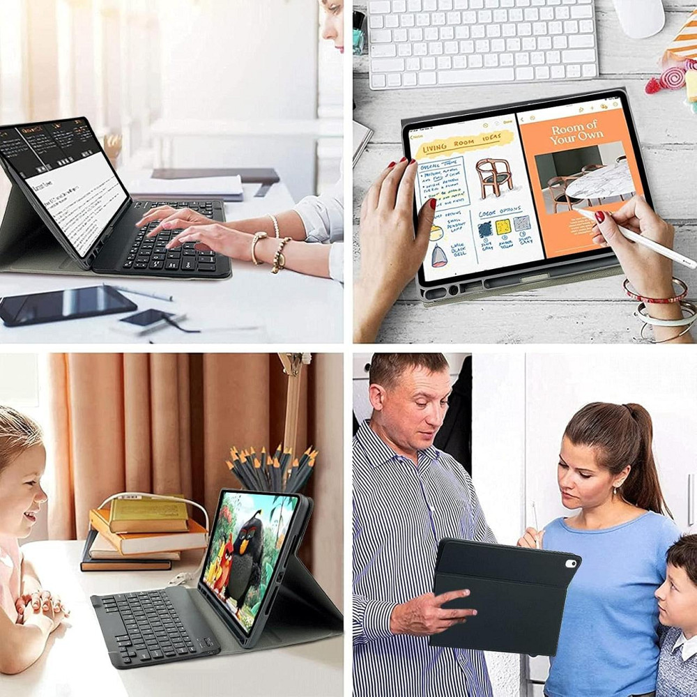 Клавиатурный чехол для iPad 10.2 (9/8/7 поколение) магнитный беспроводной с подсветкой для iPad Air 3 iPad Pro Киев - изображение 3