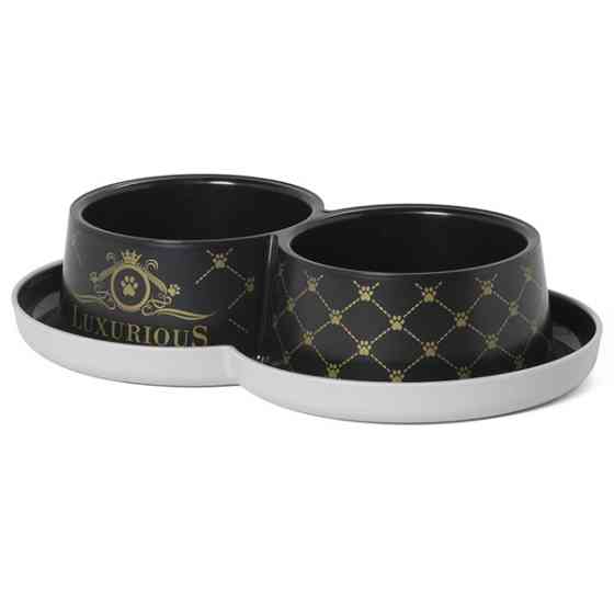 Moderna Double Trendy Dinner Luxurious МОДЕРНА ЛАКШЕРИЗ двойная миска для котов, 2х350мл Киев