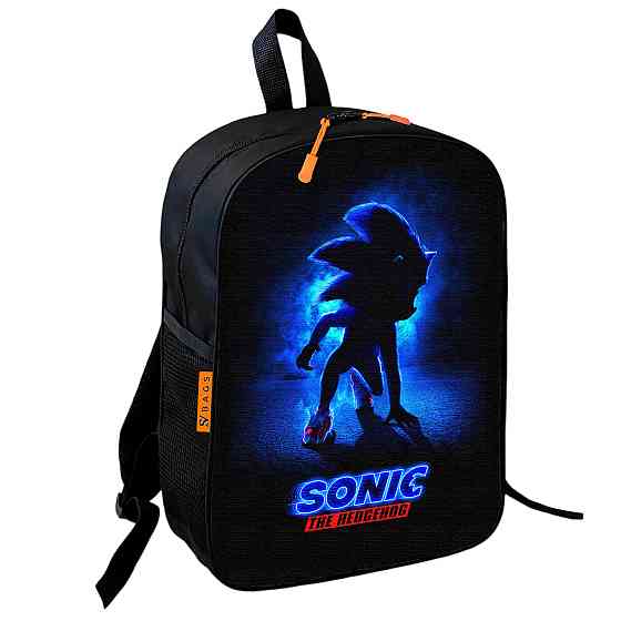 Шкільний рюкзак дитячий Супер Сонік + Сумка для взуття спортивної форми рюкзак-мішок для хлопчика (01837) Київ