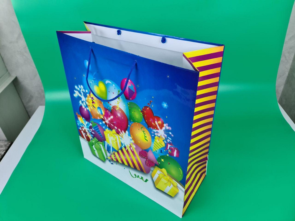 Пакет бумажный Супер 47x52x20(артS-027) (12 шт) Харьков - изображение 1