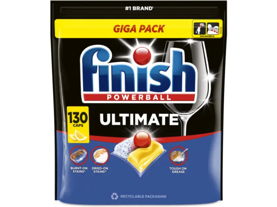 Капсули для посудомийної машини FINISH Ultimate Lemon - 130 шт Львів