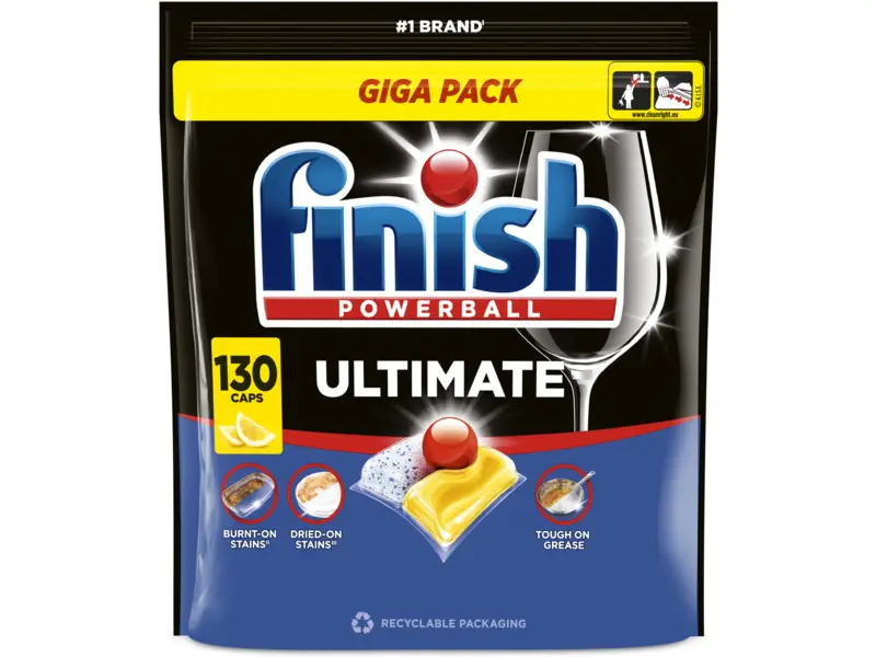 Капсули для посудомийної машини FINISH Ultimate Lemon - 130 шт Львів - фото 1