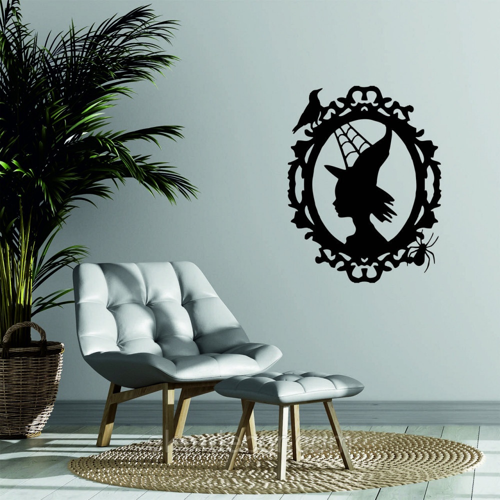 Декоративне настінне Панно «Ведьма», Декор на стіну 110*86 см, Чорний Київ - фото 3