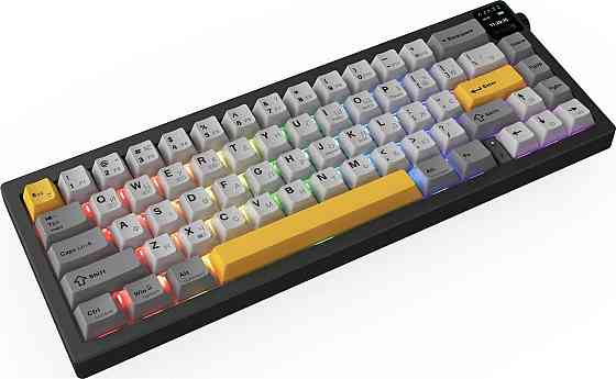 Клавіатура бездротова Ajazz AK650 Flying Fish Switch Black (AK650-FF-BGY) ( Чорний ) Харьков