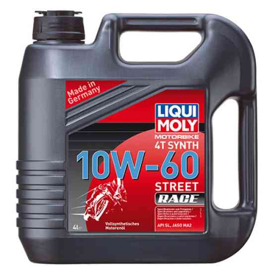 LIQUI MOLY Олива для 4-т двигунів - Motorbike 4T Synth 10W-60 Street Race 4л. Коломия