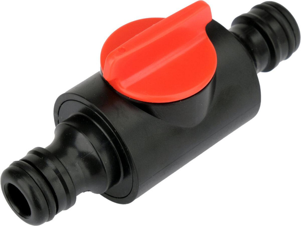 Клапан з'єднувальний з 2 швидкороз'ємами YATO для водяних шлангів Ø= 1/2" з ABS, ASA  [12/120] Одеса - фото 1