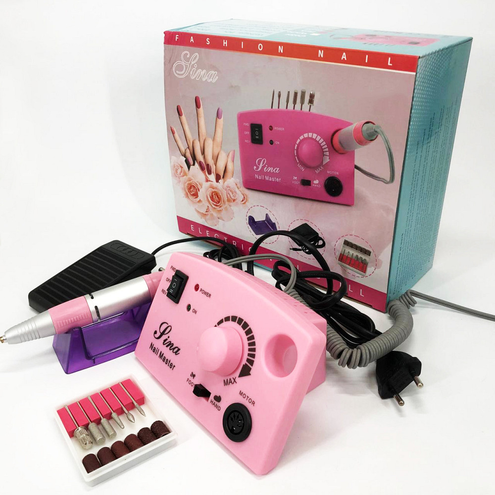 Манікюрна машинка для зняття лаку DM-211 Фрезер для манікюру професійний фрезер педикюру NZ-45 Івано-Франківськ - фото 9