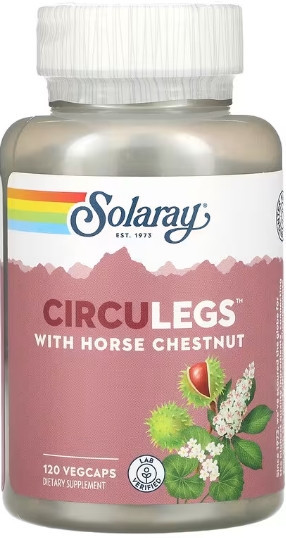 Добавка с конским каштаном Solaray CircuLegs Circulation Support 200mg - 60 vcaps Киев - изображение 1