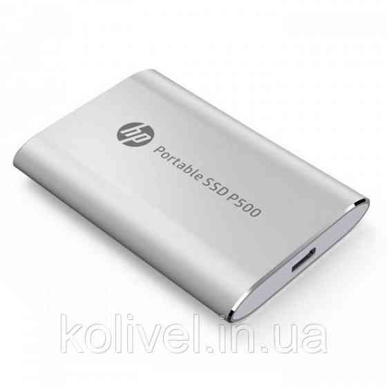 SSD external, USB 3.1 Gen2 Type-C 250Gb, HP P500, TLC, Silver, срібний, Retail (7PD51AA) Київ