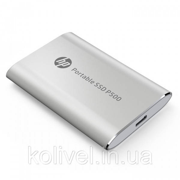 SSD external, USB 3.1 Gen2 Type-C 250Gb, HP P500, TLC, Silver, срібний, Retail (7PD51AA) Київ - фото 3