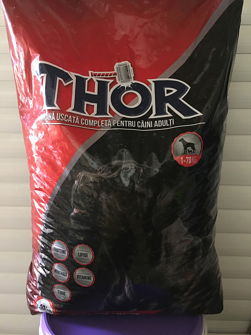 Сухий корм для собак Thor 10 кг | З яловичиною | Для дорослих собак усіх порід | Повнораціонне харчування Київ - фото 1