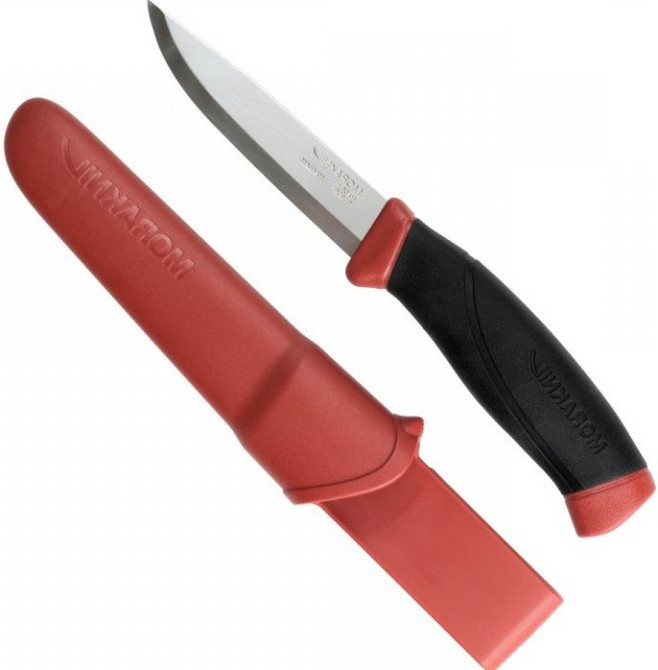 Туристичний Ніж із чохлом Morakniv (Мора) "Companion" Dala Red (14071) Нержавіюча сталь Нововолинськ - фото 1