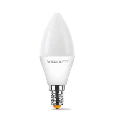 Лампа LED C37e 7W E14 3000K 220V Videx Житомир
