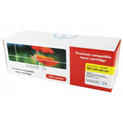 Картридж Makkon Canon 718 (SG118Y) 2.9k yellow (MN-CAN-SG718Y) Вінниця - фото 1