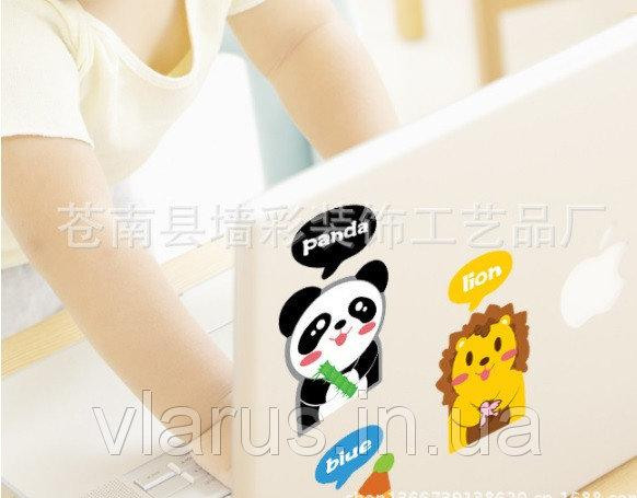 Дитяча наклейка на стіну Звірятка англійською мовою Київ - фото 4