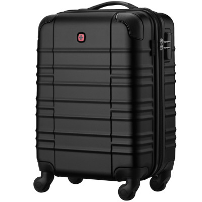 Чемодан Wenger Amplar, мала, пластик, 4 колеса, чорна (653143) Винница - изображение 8