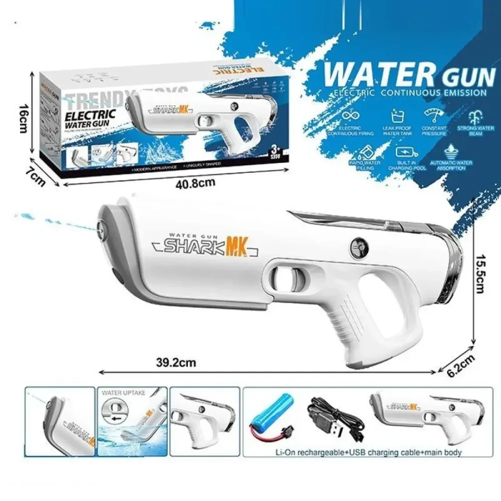 Водяной бластер Shark электрический с автоматическим набором воды Коломыя - изображение 4