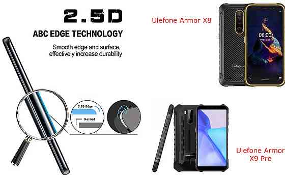 Захисне скло ArmorGlass для Ulefone Armor X8, Armor X9 Pro – стійке до подряпин та ударів Київ