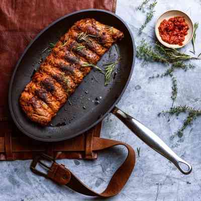 Сковорода GreenPan Barcelona Pro, для риби, 33х23 см, з керамічним покриттям (CC005339-001) Вінниця