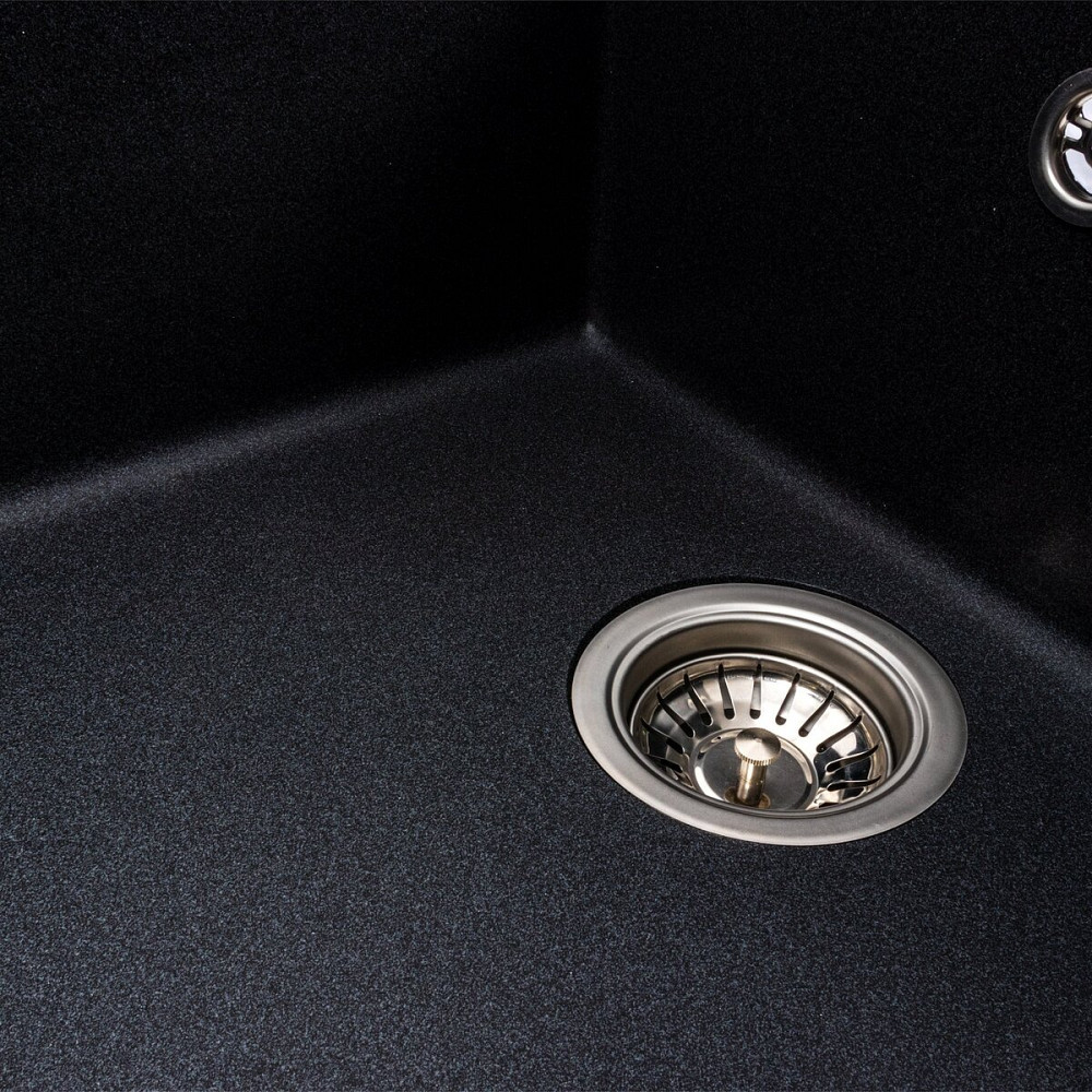 VALESO Гранітна мийка для кухні VALESO CASCADA 7050 матова Карбон Киев - изображение 4