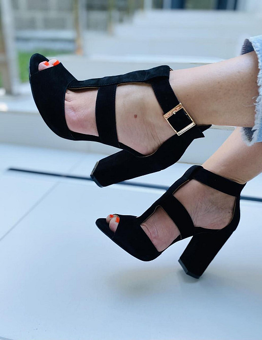 SANTINI Босоніжки жіночі SANTINI 259317-21 чорні (літо, замша натуральна) (3762) Коломыя - изображение 7