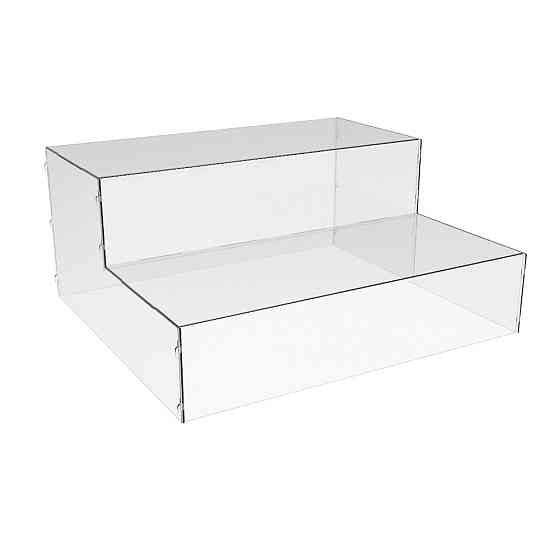 Товарна горка EKOSTAR на 2 сходинки з акрилу 445x400x200 2 мм Київ