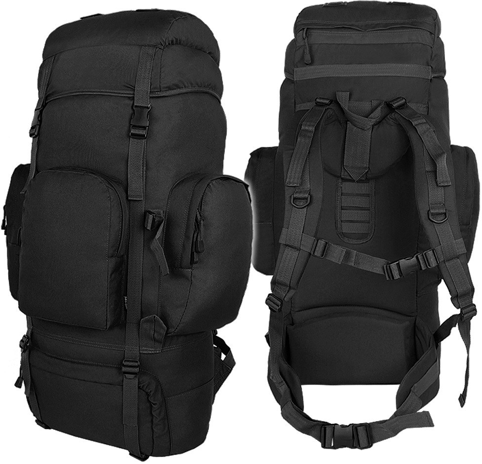 Тактичний рюкзак каркасний 88 літрів 5 відділень Mil-Tec «Recon» (14033002) Black Нововолинськ - фото 11