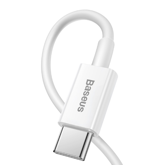 Кабель USB PD Lightning/Type-C BASEUS CATLYS-02 20W 0,25м білий Житомир - фото 5