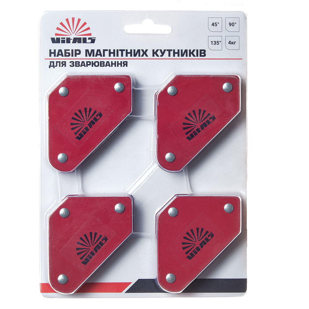 Набір магнітних кутників для зварювання Стріла Vitals WMS 4шт Харків - фото 1