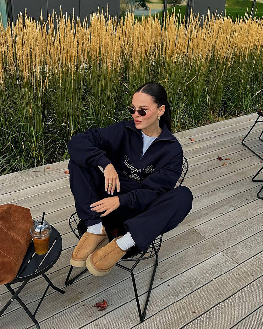 Жіночий теплий прогулянковий костюм двійка: кофта і штани турецька тринитка на флісі Одеса - фото 6