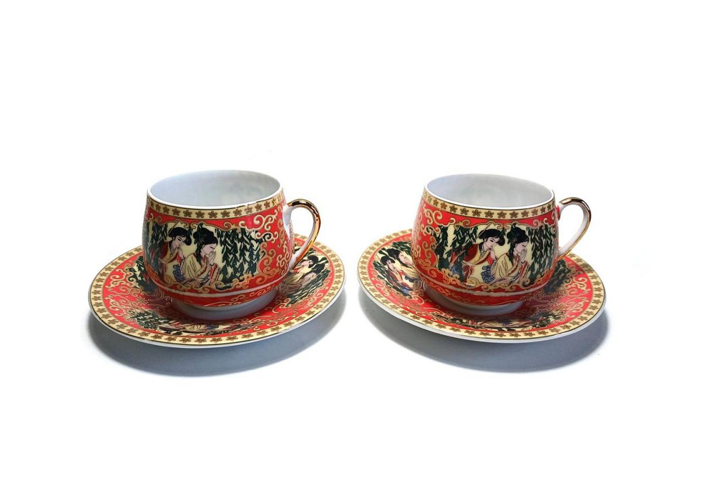 Сервиз для кофе фарфор на 2 персоны Ива Киев - изображение 1
