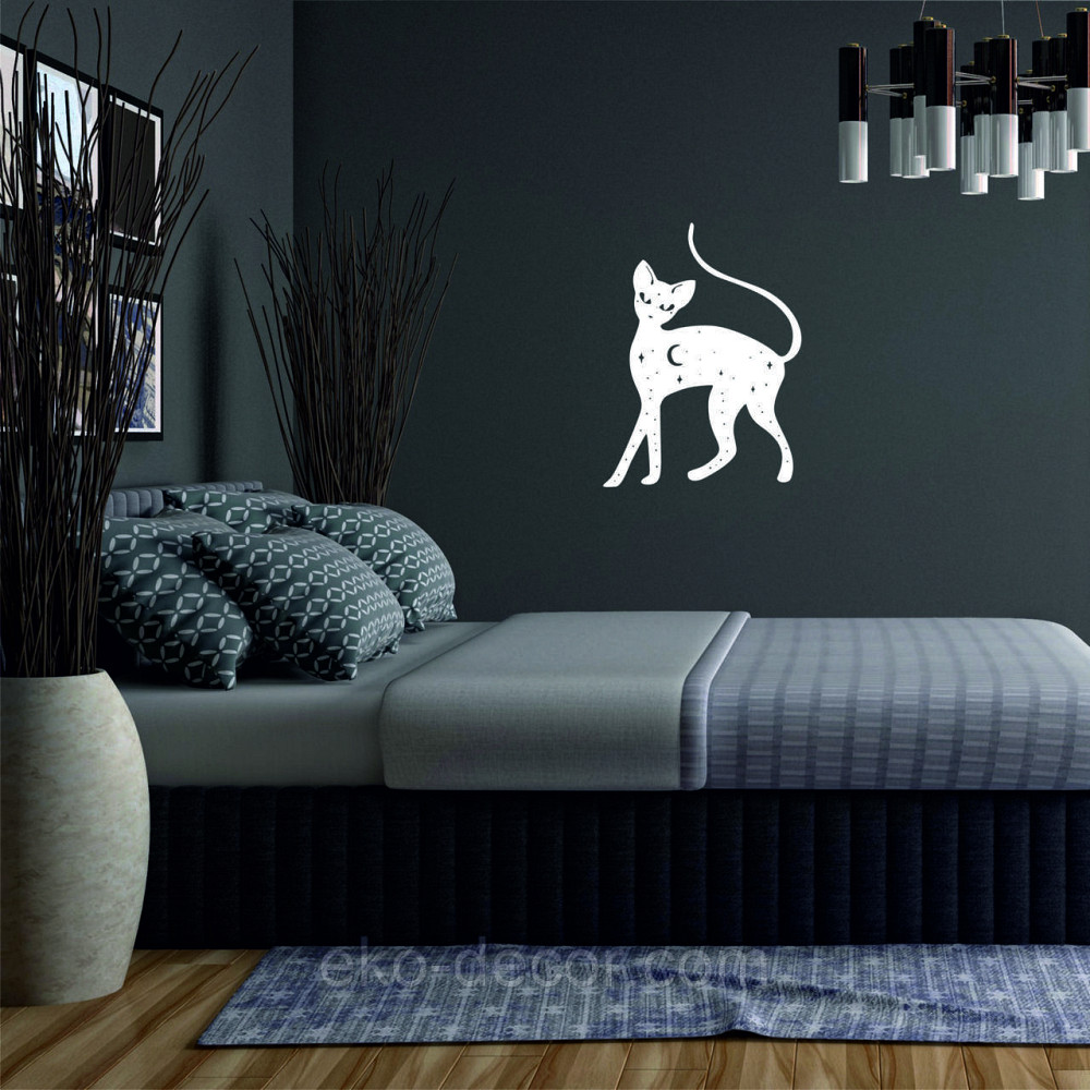 Декоративне настінне 3D Панно «Кіт» Декор на стіну з об'ємом Київ - фото 4