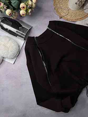 Жіноча стильна тепла об'ємна  худі турецька тринить на флісі Одеса