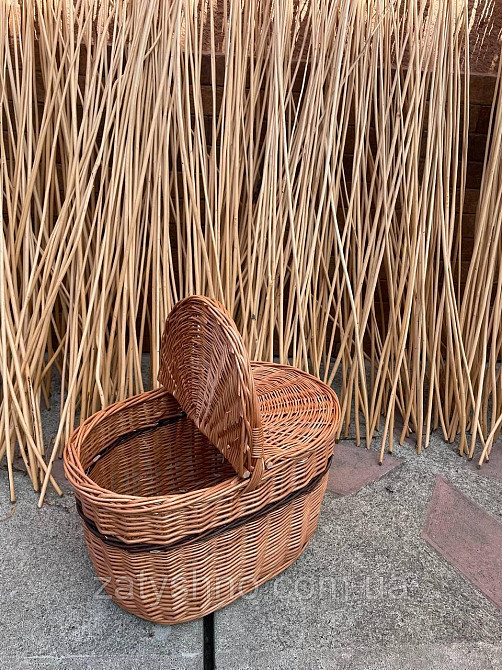 Кошик пікнік з лози Київ - фото 2