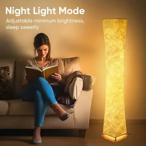 Напольная лампа с пультом дистанционного управления,20×20×130 см Коломия