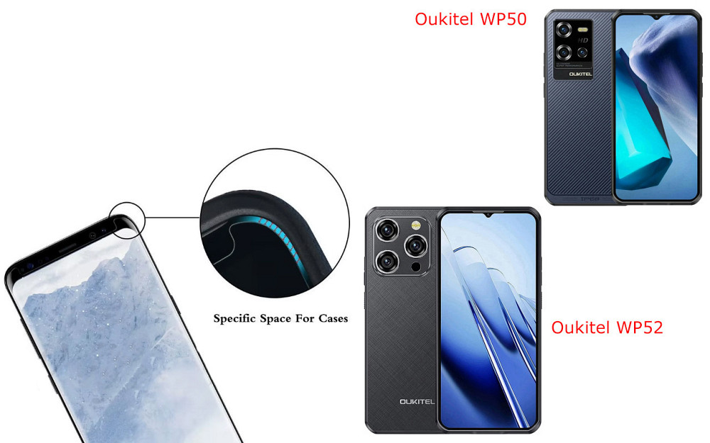 Захисне скло HyperGlass Pro для Oukitel WP50, Oukitel WP52 – максимальна чутливість та захист Київ - фото 3
