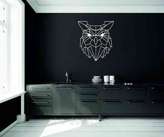 Настенный декор Панно «Сова» Декор на стену 70*63 см, Белый Киев