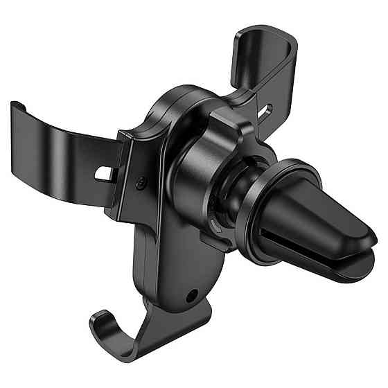 Тримач для мобільного BOROFONE BH74 Rock air outlet gravity car holder Black Киев