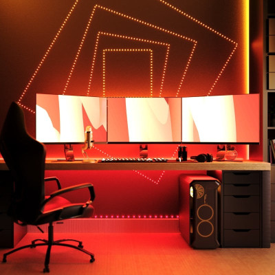 Гірлянда Twinkly Smart LED, Dots 400 RGB LED Lights String Black Wire Plug IP44 20м (TWD400STP-BEU) Вінниця - фото 9