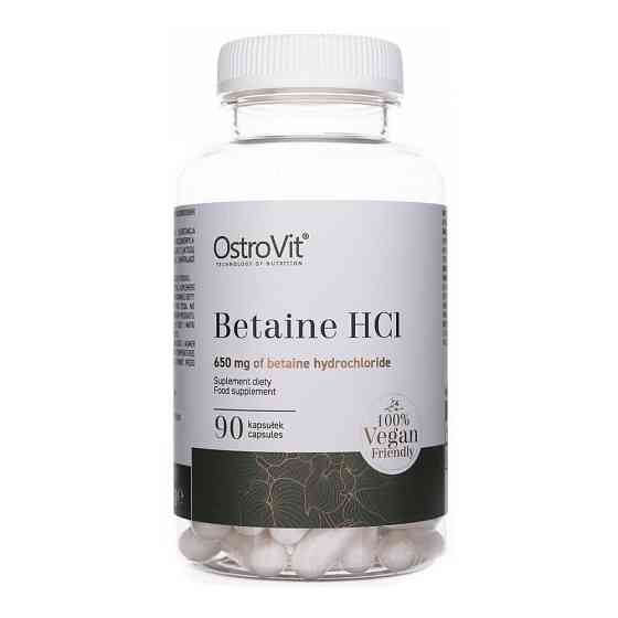 Бетаїну гідрохлорид OstroVit Betaine HCL 90 caps Луцьк