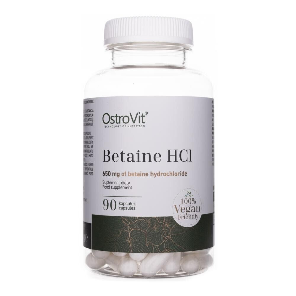 Бетаина гидрохлорид OstroVit Betaine HCL 90 caps Луцк - изображение 1