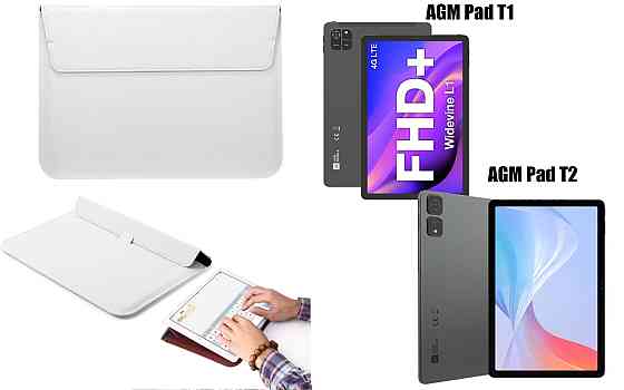 Чехол-конверт VitoCase для AGM PAD T1, AGM Pad T2, с функцией подставки для планшета Белый Киев