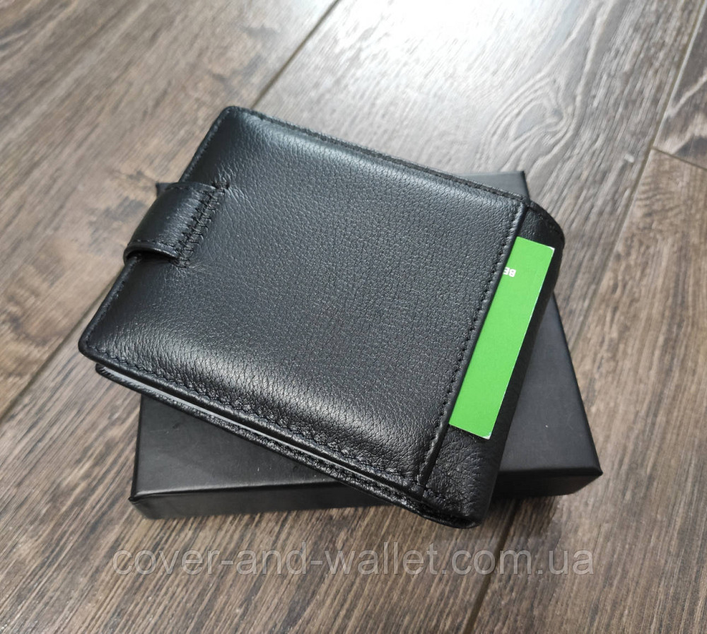 Малый мужской кожаный кошелёк из натуральной кожи  Marco Coverna M14 Киев - изображение 8