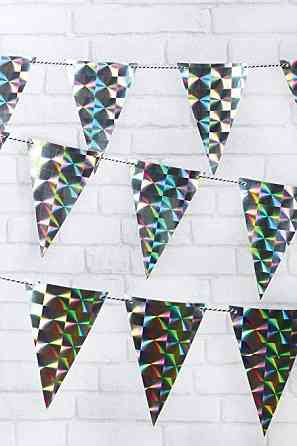 Декоративна гірлянда Birtyday Party, голографічна Ровно