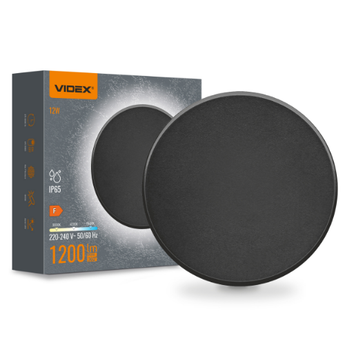 LED Світильник настінний 12W чорний VL-WL03-12CB Videx Житомир - изображение 1